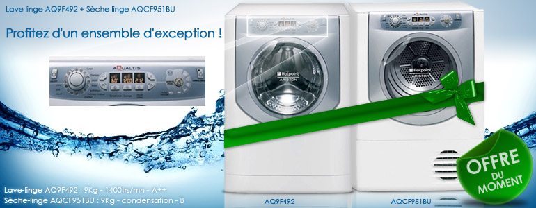Ensemble lavage hotpoint