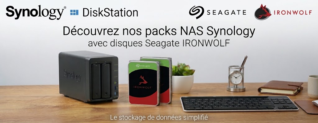 BUNDLE NAS Synology + HDD IronWolf