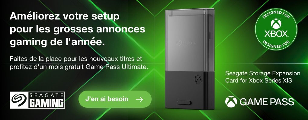 Extension de stockage pour Xbox Series X/S