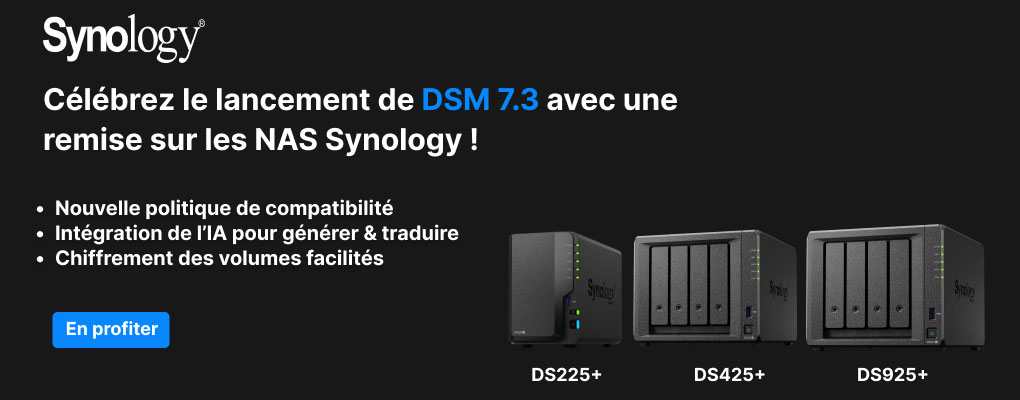 Synology Promos DSM 7.3