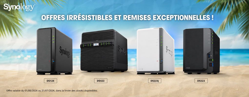 Promotion été SYNOLOGY DiskStation