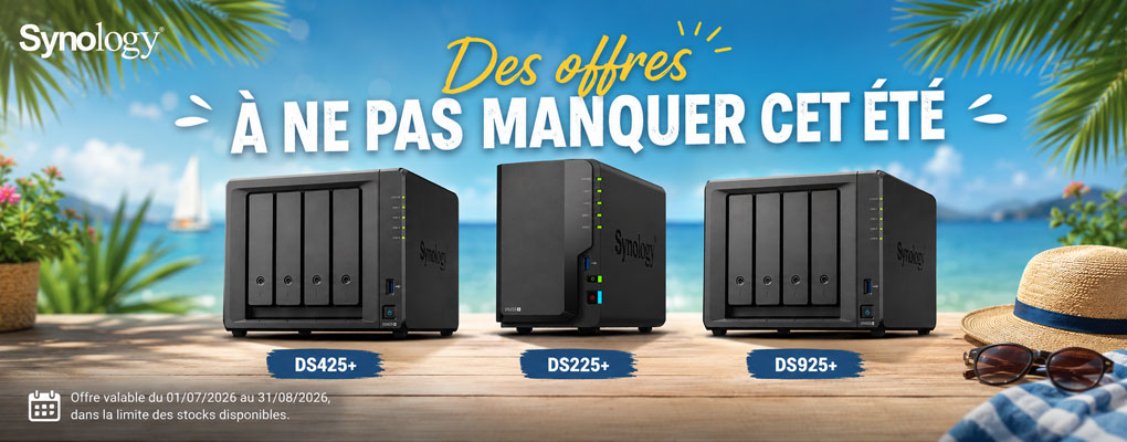Promotion SYNOLOGY DiskStation série 25+