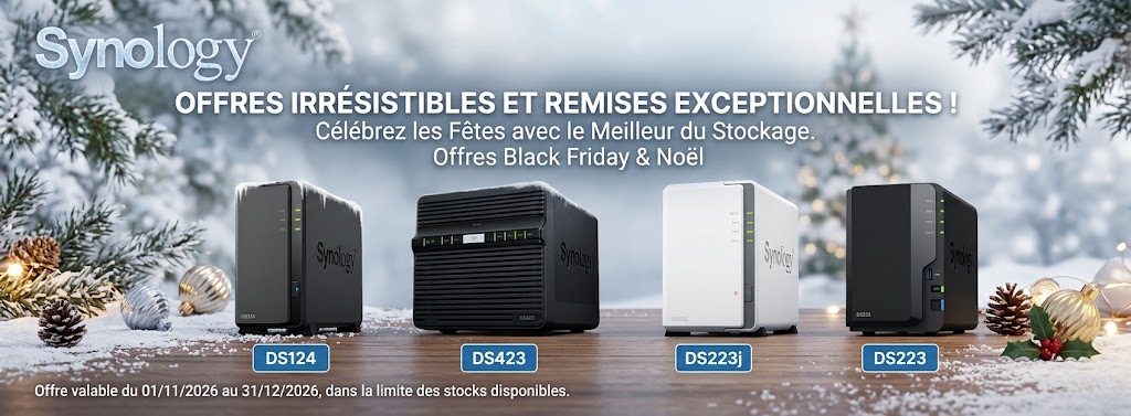 SYNOLOGY Promo DiskStation Novembre Decembre