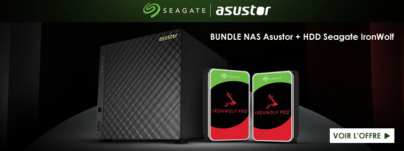 NAS Asustor + HDD Seagate Ironwolf