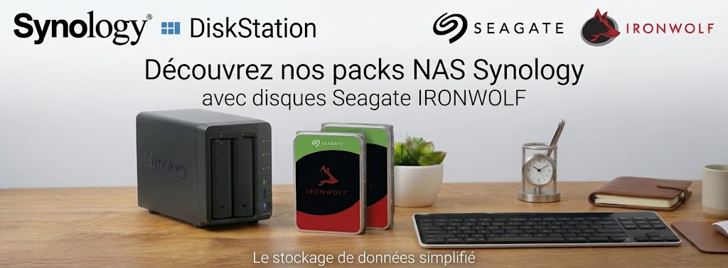 Bundle NAS Synology + HDD Ironwolf