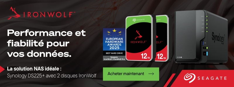 NAS Synology + HDD Seagate Ironwolf