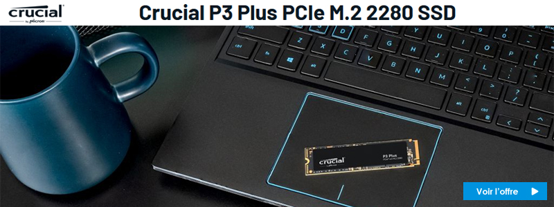 CRUCIAL SSD NVme Série P3 Plus