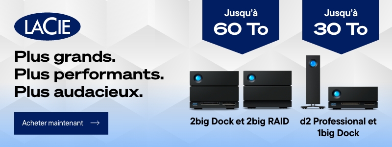 LACIE D2 / 1Big / 2Big / - 30 et 60 To