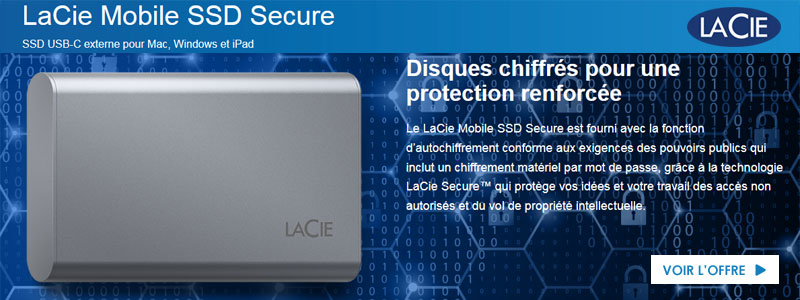 LACIE Mobile SSD Secure USB-C 