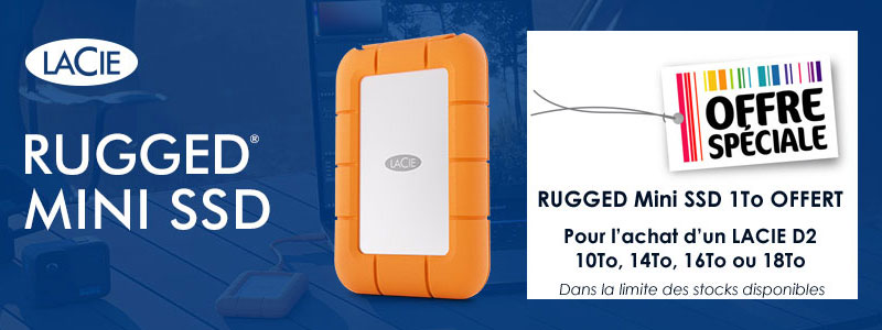 Offre Spéciale Lacie D2 : Rugged Mini SSD 1To offert