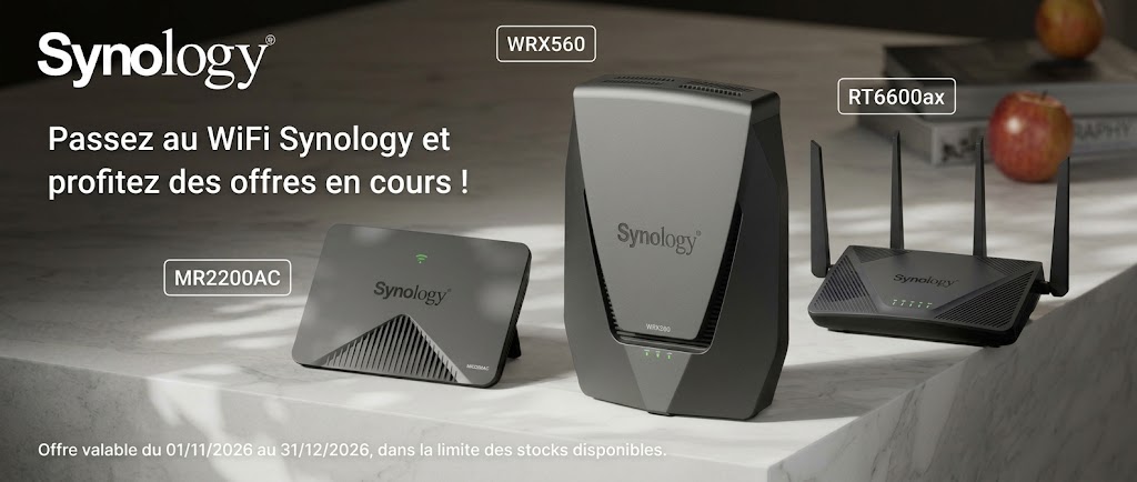 Synology - Promo Réseau Novembre Décembre 2026