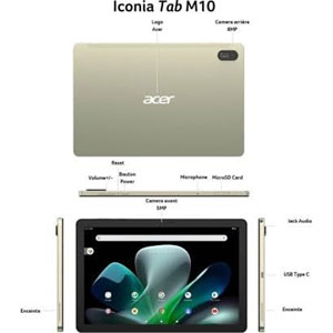 Iconia M10 - 10.1p / 128Go / Gris champagne