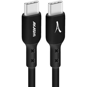 photo CABLE RENFORCE USB-C noir, 1,5 m