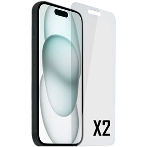 photo Protections écran Iphone 15, verre trempé