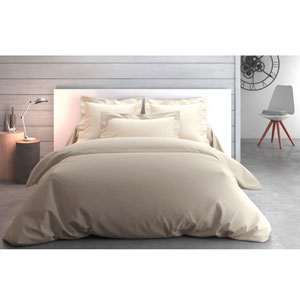 ANNE DE SOLENE Housse de couette Housse couette Vexin 240x220cm coco Percale 80F