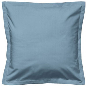 ANNE DE SOLENE Taie 65x65 Uni Orage Percale Anne de Sol&egrave;ne 65 x 65 Orage Vexin