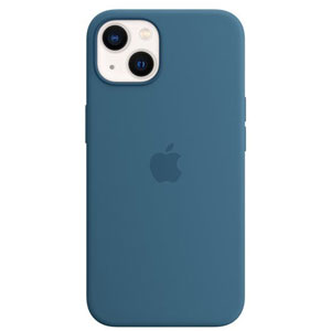 Coque silicone MagSafe pour iPhone 13 - Bleu clair