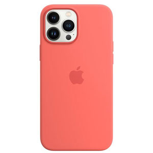 photo Coque silicone MagSafe iPhone 13 Pro Max - Pomelo