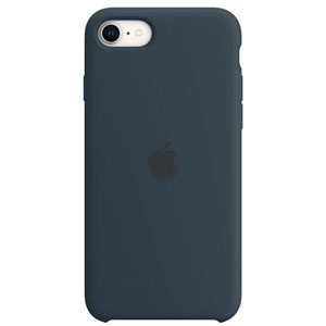 Coque en silicone pour iPhone SE - Bleu abysse