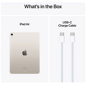 iPad Air Wi-Fi - 11p / 256Go / Starlight