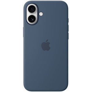 photo Coque silicone MagSafe pour iPhone 16 Plus - Denim