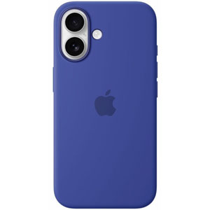 Coque silicone avec MagSafe iPhone 16 - Outremer