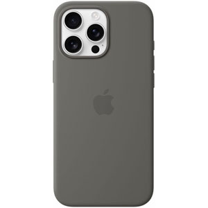 photo Coque silicone MagSafe iPhone 16 Pro Max - Gris