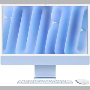 iMac 4.5K Retina 24p - M4-8c / 16Go / 256Go / Bleu