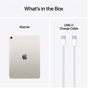 iPad Air M3 Wi-Fi - 11p / 128Go / Starlight