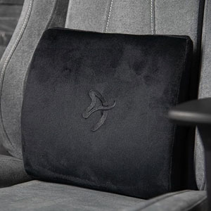 Lumbar - Coussin Lombaire en Velours Noir