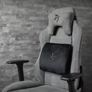 Lumbar - Coussin Lombaire en Velours Noir