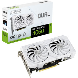 Dual GeForce RTX 4060 EVO White OC Edition 8GB