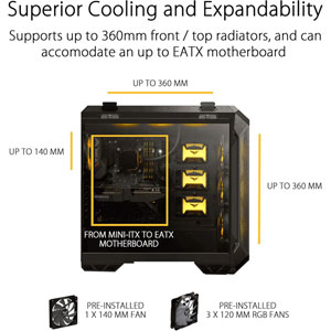 TUF Gaming GT501 - Noir