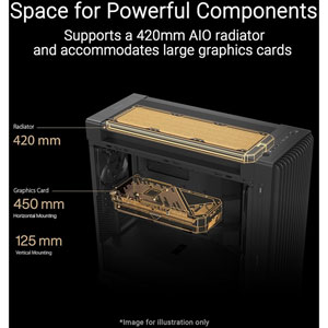 ProArt PA602 Wood Edition Metal Panel - Noir