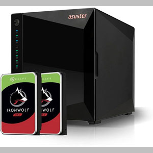 photo DRIVESTOR 4 Pro Gen2 + 2 x Seagate IronWolf 2To