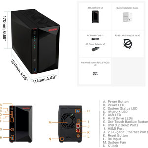 NIMBUSTOR 2 G2 AS5402T + 2 x Seagate IronWolf 10To