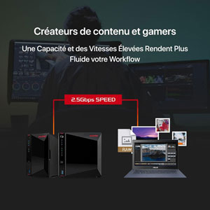 NIMBUSTOR 4 G2 AS5404T + 2 x Seagate IronWolf 10To