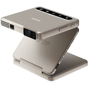 ZIP - Mini projecteur pliable - Or de titane