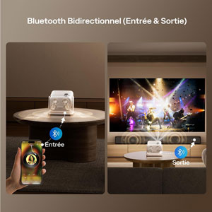 BOOM Mini - projecteur intelligent Google TV