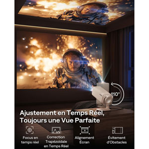 BOOM air - Projecteur compatible Google TV Air