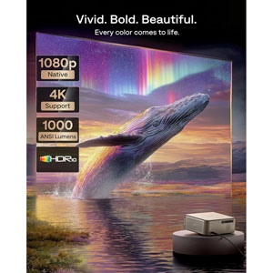 EAZZE D1 MAX - Projecteur compatible Google TV
