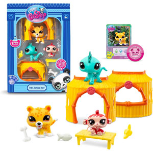 Littlest Pet Shop - 3 Pets Tiki Jungle