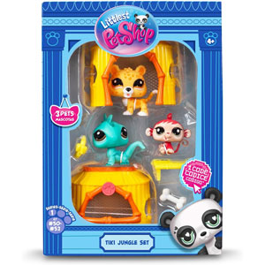 Littlest Pet Shop - 3 Pets Tiki Jungle