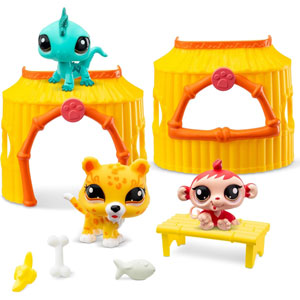 Littlest Pet Shop - 3 Pets Tiki Jungle