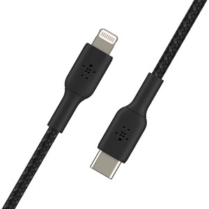 photo Câble à gaine tressée USB-C vers Lightning (1m)