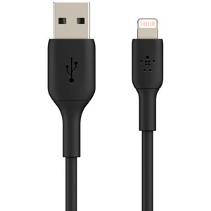 photo Câble Lightning vers USB-A (15 cm, noir)