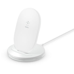 photo Chargeur à induction Stand (15 W) - Blanc