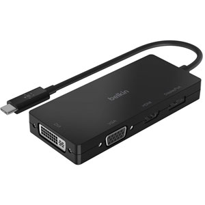 photo Adaptateur USB-C vers HDMI, VGA, DP et DVI