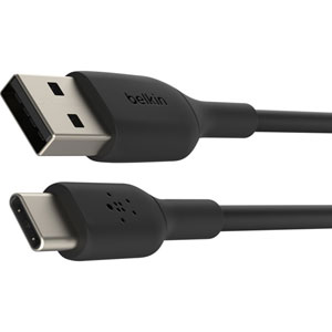BOOST CHARGE USB-C vers USB-A - 0.15m / Noir