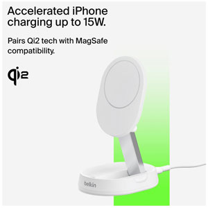 photo Chargeur Magsafe Qi2 / 15W / Blanc